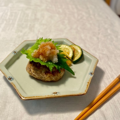 えのきでかさ増し&ふんわり食感の和風ハンバーグ